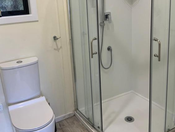 toilet and shower